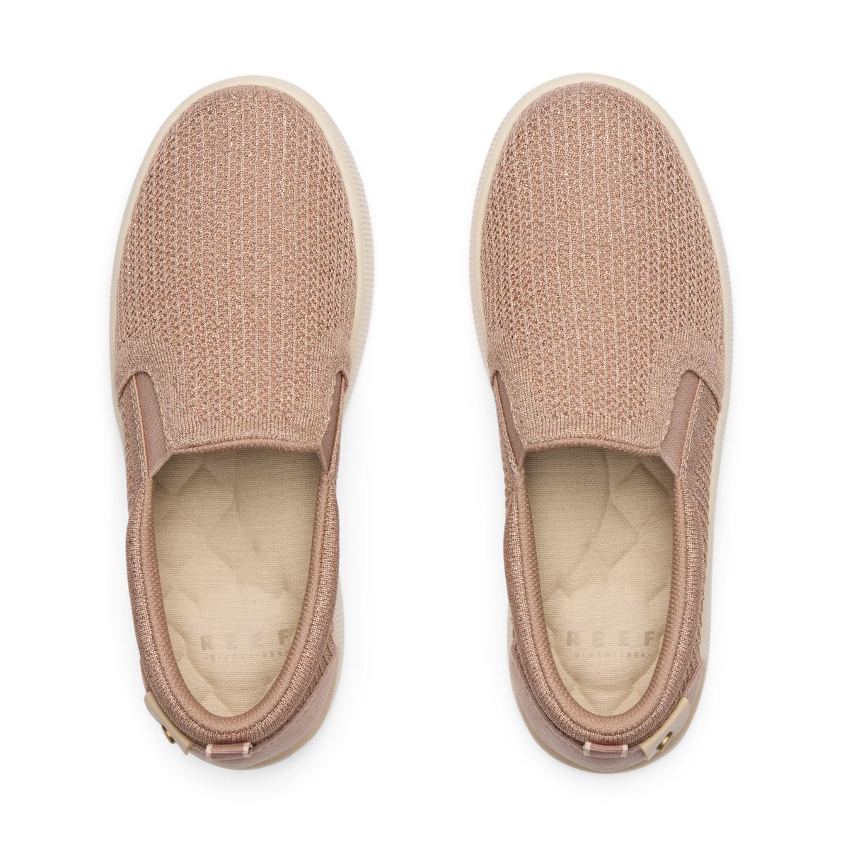 Neptune Elyse - Warm Taupe Metallic - Top View